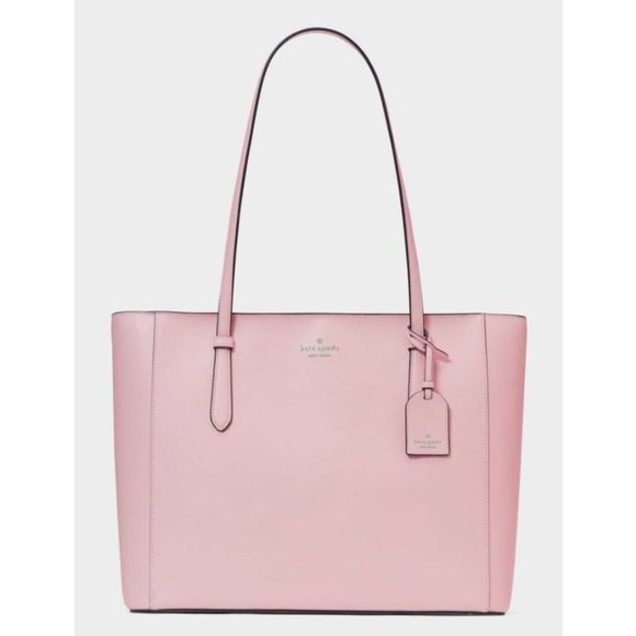 Kate Spade Schuyler Mitten Pink Tote Bag K7354 NWT $359 Leather Lined Pockets - Picture 4 of 14
